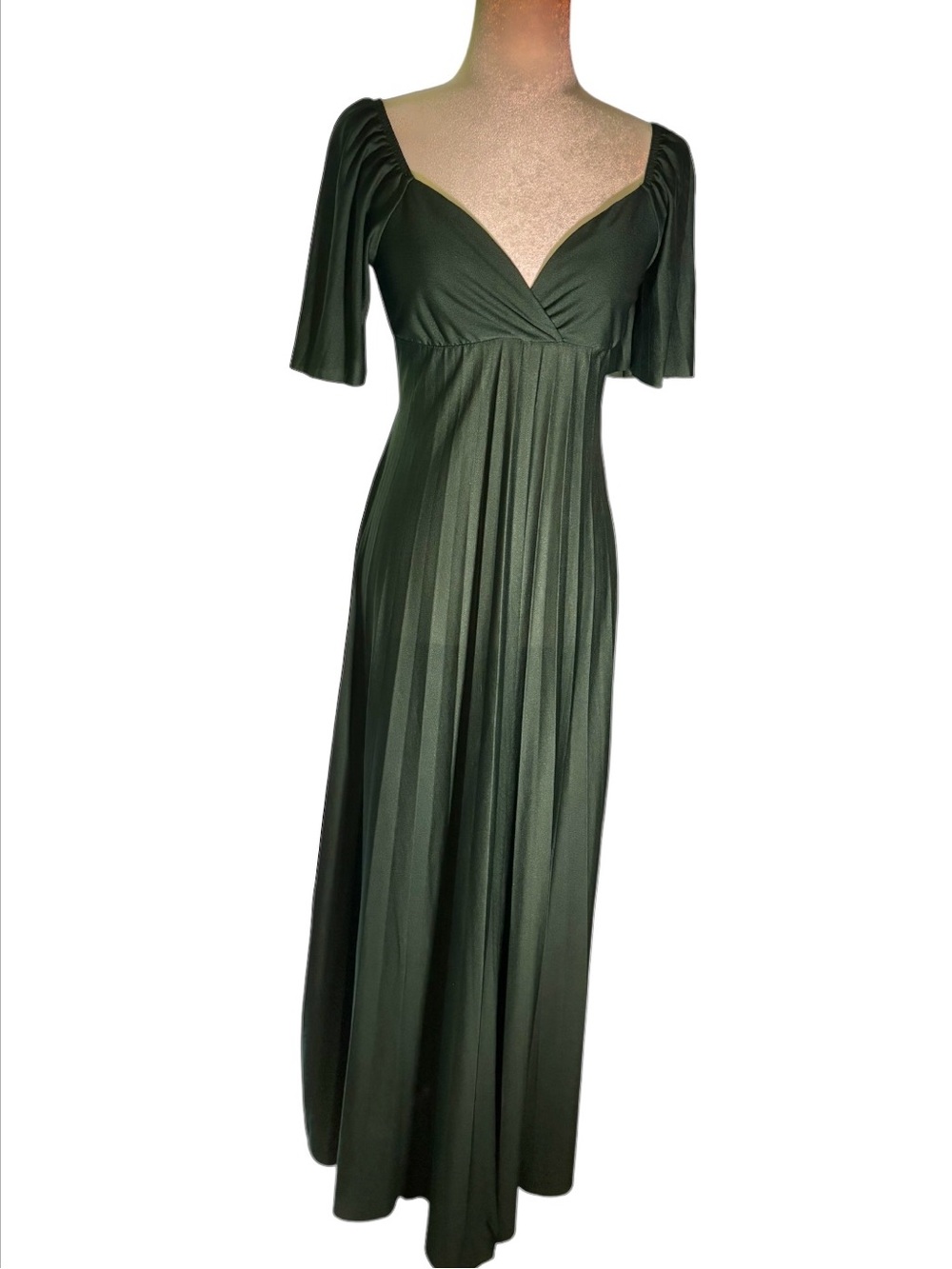 ASOS Olive Green Maxi Dress – Flowy & Elegant | Cocktail Dress |Wedding Guest